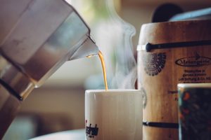 cafe moka en taza
